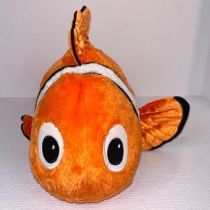Disney Store Exclusive Finding Nemo Plush Orange White Stuffed Animal Toy